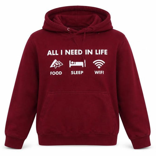 Just hoods Womens Red   Pullover Hoodie Size S