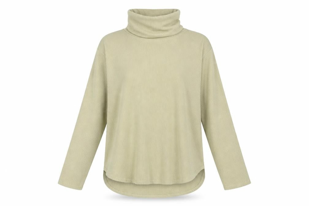 Front view of George women’s green jumper, size M