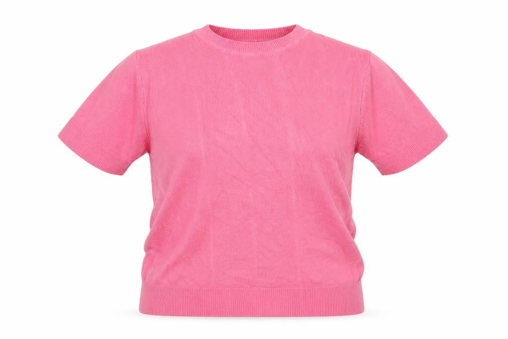 Marks & Spencer Womens Pink   Basic T-Shirt Size 8
