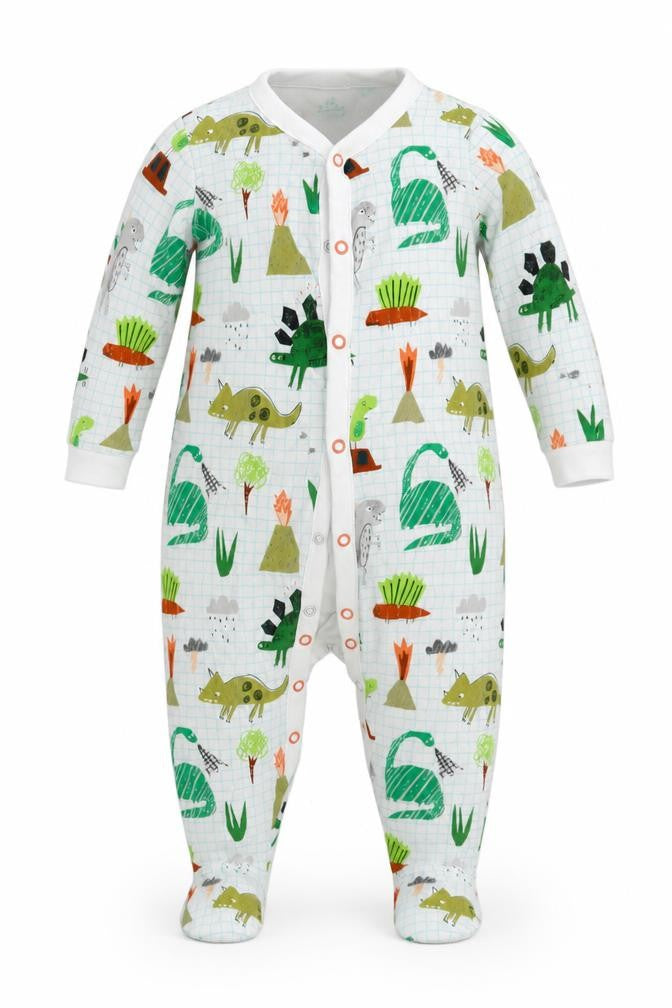 NEXT Boys White Animal Print  Coverall One-Piece One Size