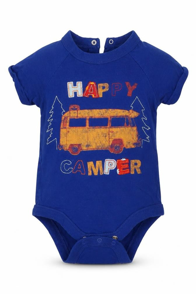 Gap Boys Blue   Pullover T-Shirt Size 6-9 Months  - Happy camper
