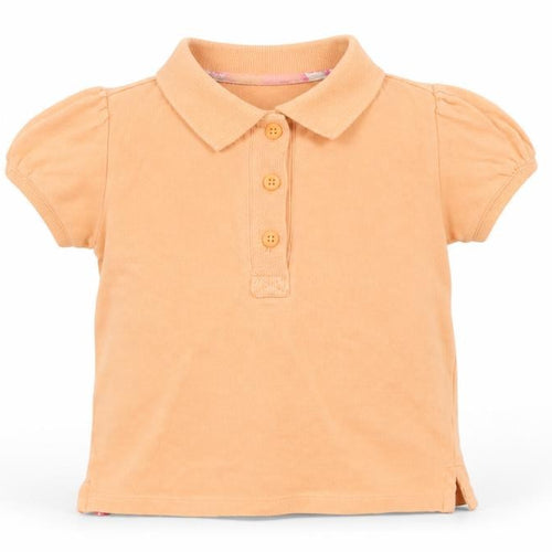 Baby GAP Girls Orange Colourblock  Basic T-Shirt Size 6-9 Months