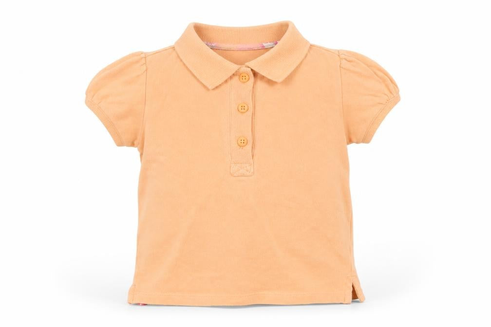 Baby GAP Girls Orange Colourblock  Basic T-Shirt Size 6-9 Months