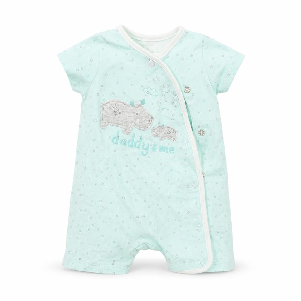 Mini Club Baby Green Colourblock  Babygrow One-Piece Size Newborn