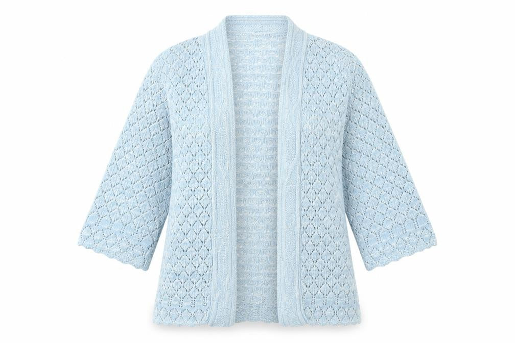 Pure & Natural Womens Blue  Knit Cardigan Jumper Size M