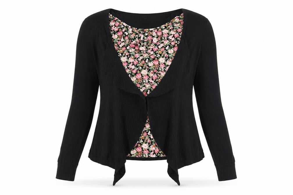 Papaya Womens Multicoloured Floral  Basic Blouse Size 14