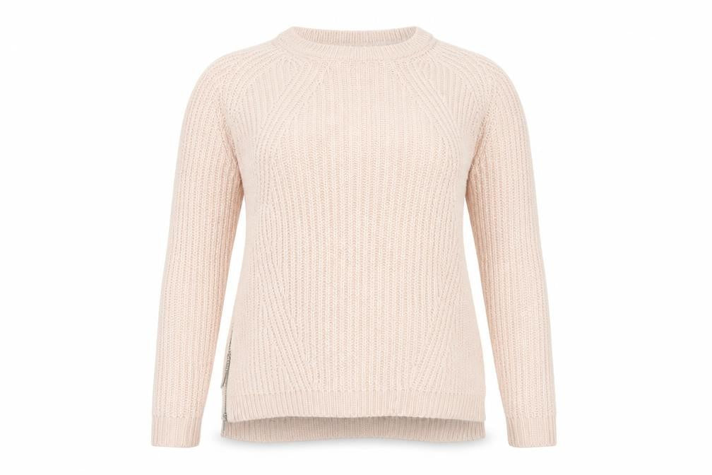 Front view of F&F women’s pink jumper, size UK 16