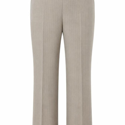 Marks and Spencer Womens Brown Striped  Trousers  Size 18 L29 in