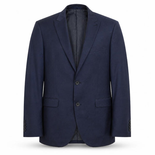 Front view of Next men’s blue jacket suit jacket, size L