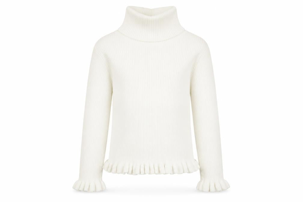Front view of Matalan girls’ white basic t-shirt, size 8, years