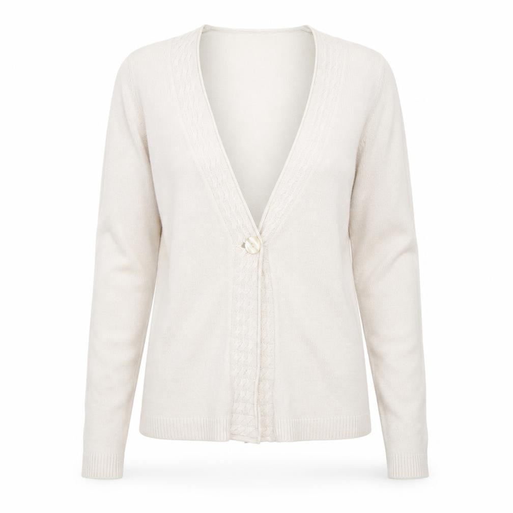 Damart Womens Beige   Cardigan Jumper Size 10