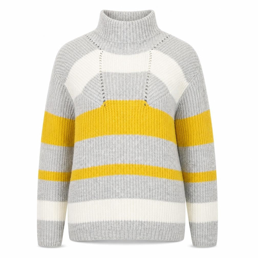 Matalan Womens Grey Striped  Pullover Jumper Size S