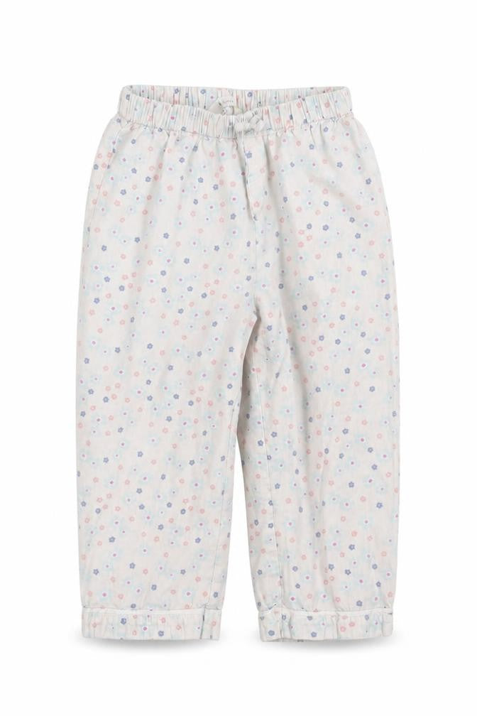 John Lewis Girls White Floral   Pyjama Pants Size 12-18 Months