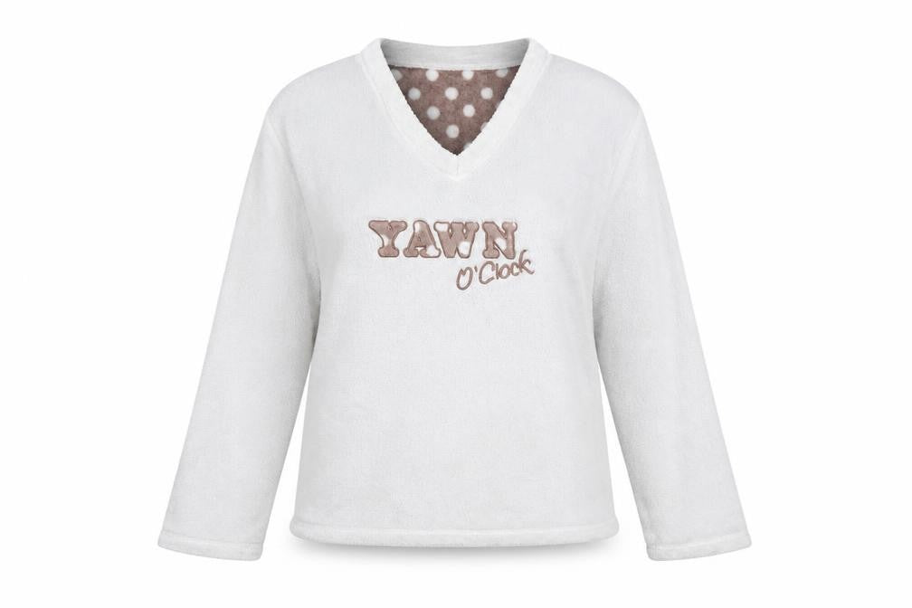 Primark Womens Grey Solid  Top Pyjama Top Size S