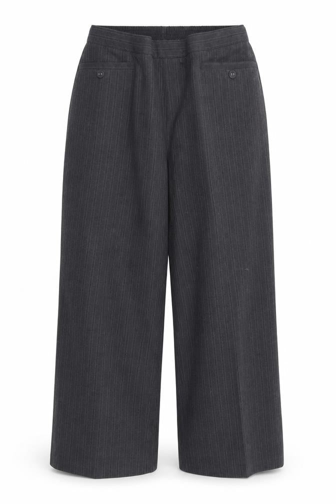 bm collection Womens Grey   Trousers  Size 12 L23 in - Elasticated Waist