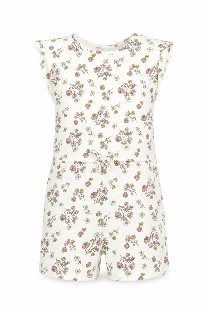 Primark  Girls White Floral  Jumpsuit One-Piece Size 2-3 Years