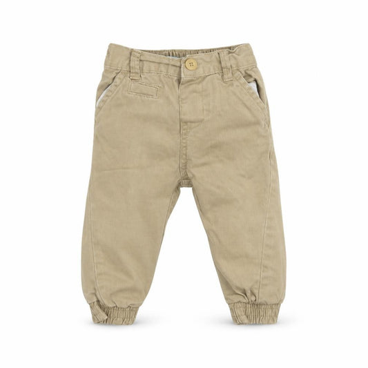 Front view of Rebel Baby Brown Jeans, size 9-12, Months