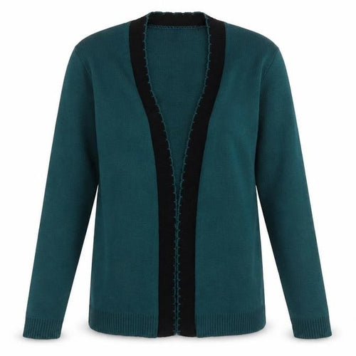 Pure & natural Womens Green   Cardigan Jumper Size S