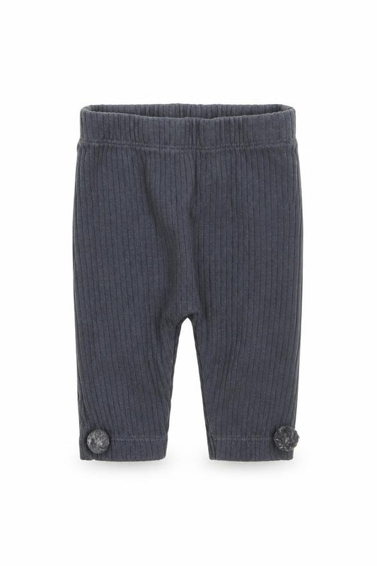 Front view of George girls’ grey capri leggings, size 0-3, months