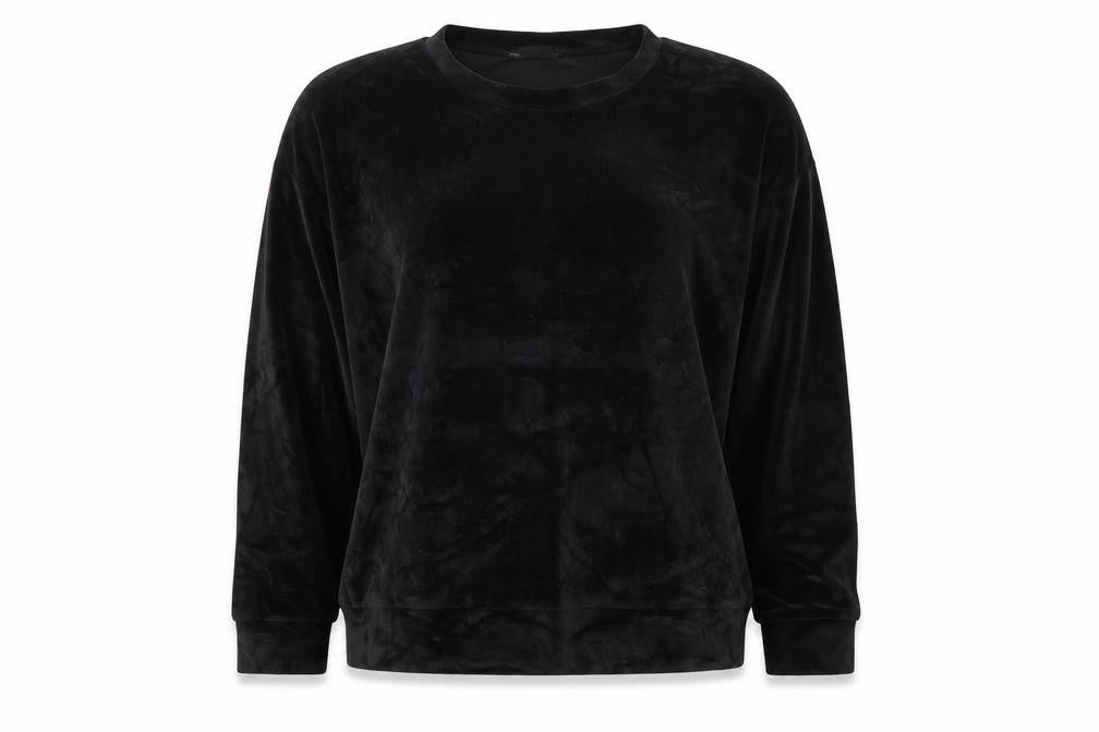 Front view of Zara women’s black jumper, size M