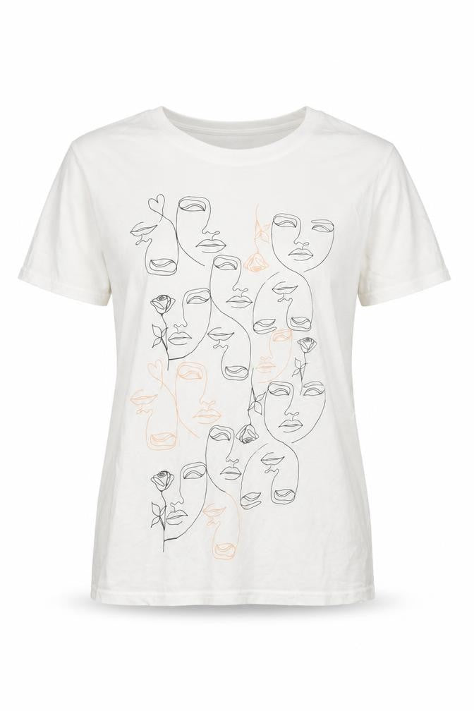 Nasty Gal Womens White Basic T-Shirt Size S