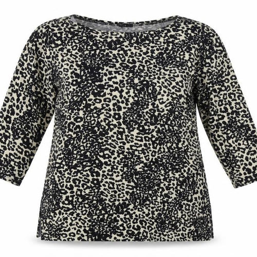 Debenhams Womens Beige Animal Print  Pullover Sweatshirt Size 18