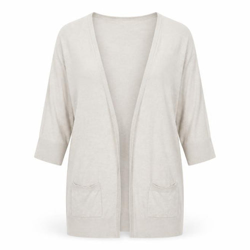Topshop Womens Beige  Knit Cardigan Jumper Size 10