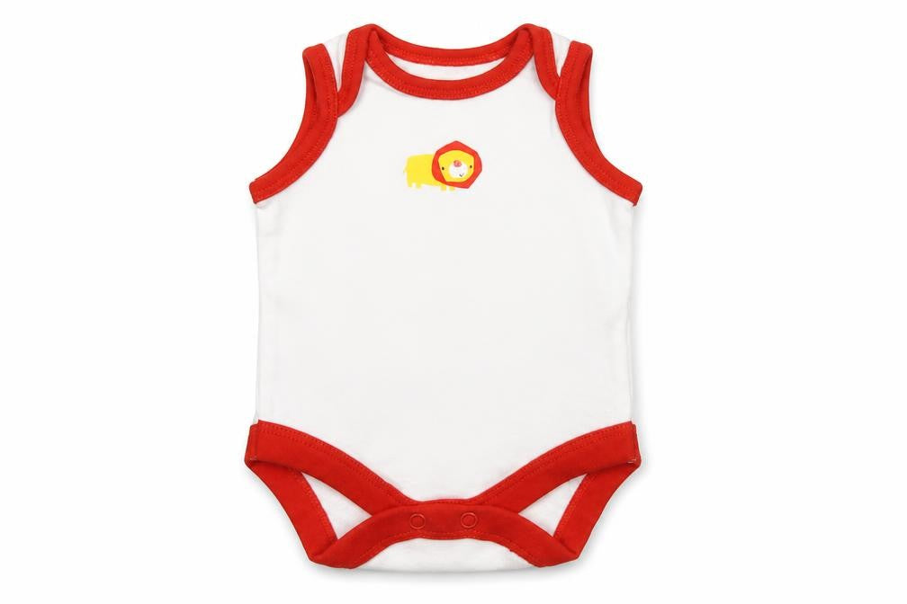 Front view of Mothercare Baby White Romper One-Piece, size 0-3, Months