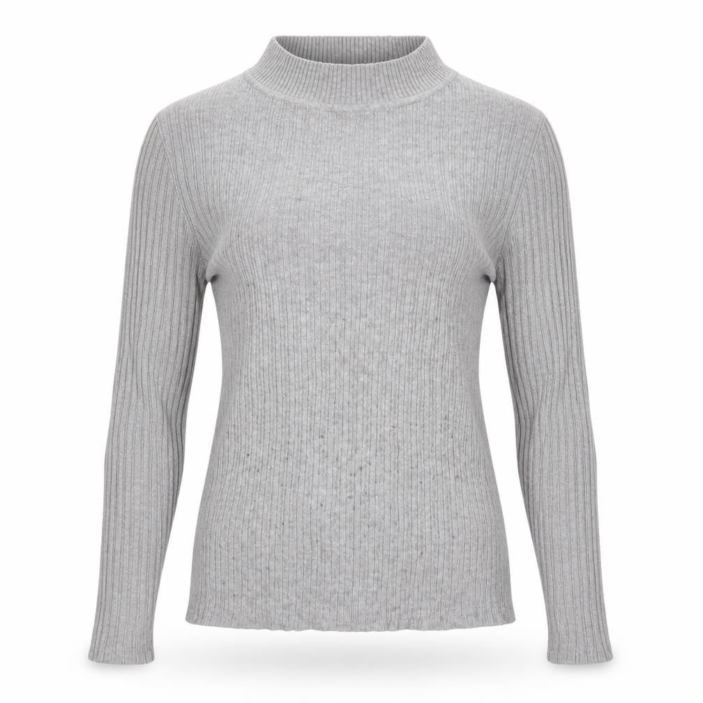 Front view of Atmosphere women’s grey jumper, size UK 14