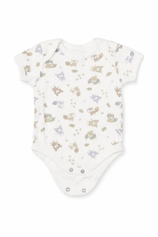 Front view of Matalan Baby White Romper One-Piece, size 3-6, Months