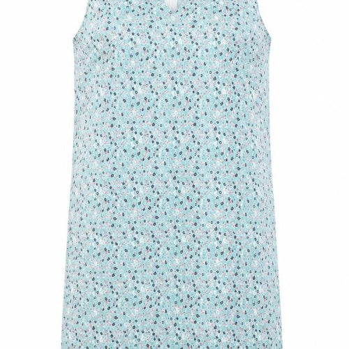 Trendyol Womens Blue Floral  Tank Dress  Size 10