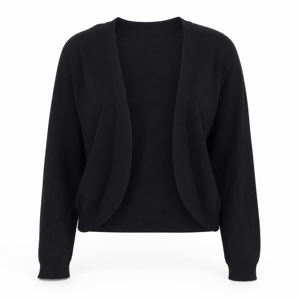 Klass Womens Black  Knit Cardigan Jumper Size L