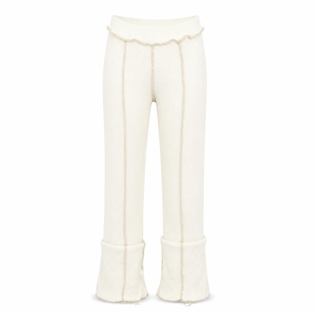 I SAW IT FIRST Womens Ivory   Trousers  Size M L31 in