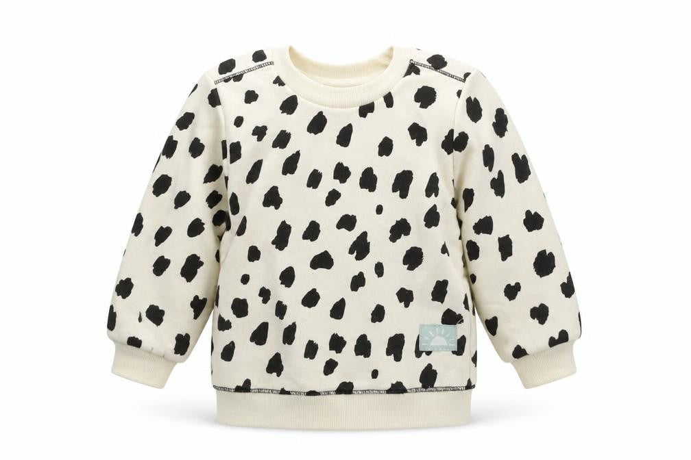 Primark Baby Ivory Animal Print Jersey Pullover Jumper Size 12-18 Months
