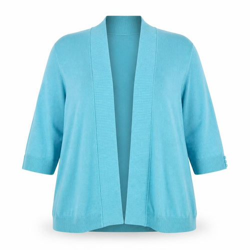 EWM Womens Blue  Knit Cardigan Jumper Size 18