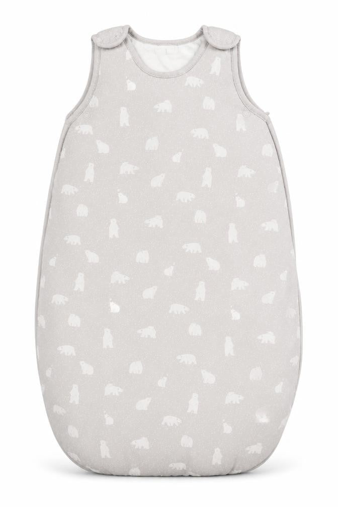 The lit Baby Grey Geometric Jersey Babydoll One Piece Size 3-6 Months  - Polar Bear sleep suit