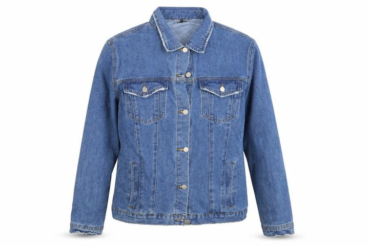 Nasty Gal Womens Blue  Denim Jacket Coat Size S