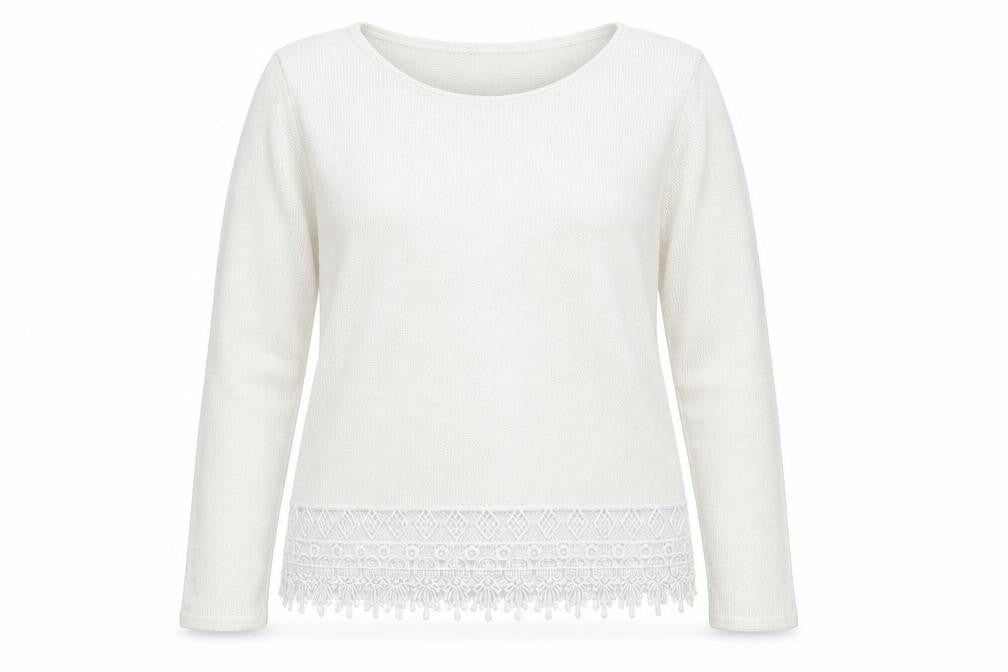 Divided by H&M Womens White   Pullover Jumper Size M