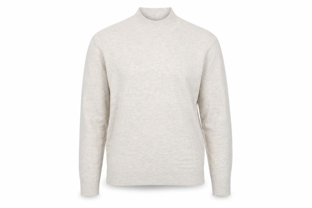 Mango Womens Grey  Knit Pullover Jumper Size S