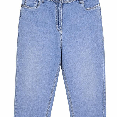 Ava Womens Blue  Denim Cropped Jeans Size 34 in L20 in