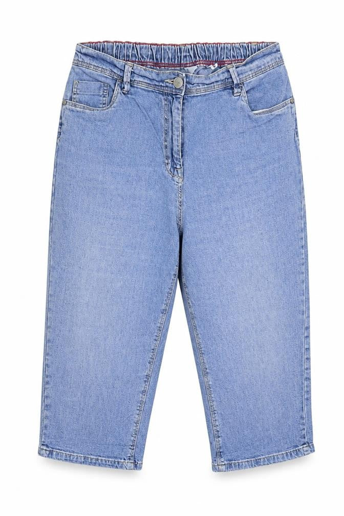 Ava Womens Blue  Denim Cropped Jeans Size 34 in L20 in