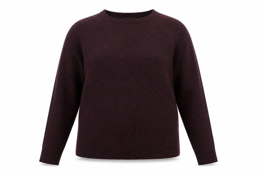 Front view of Primark women’s purple jumper, size XS