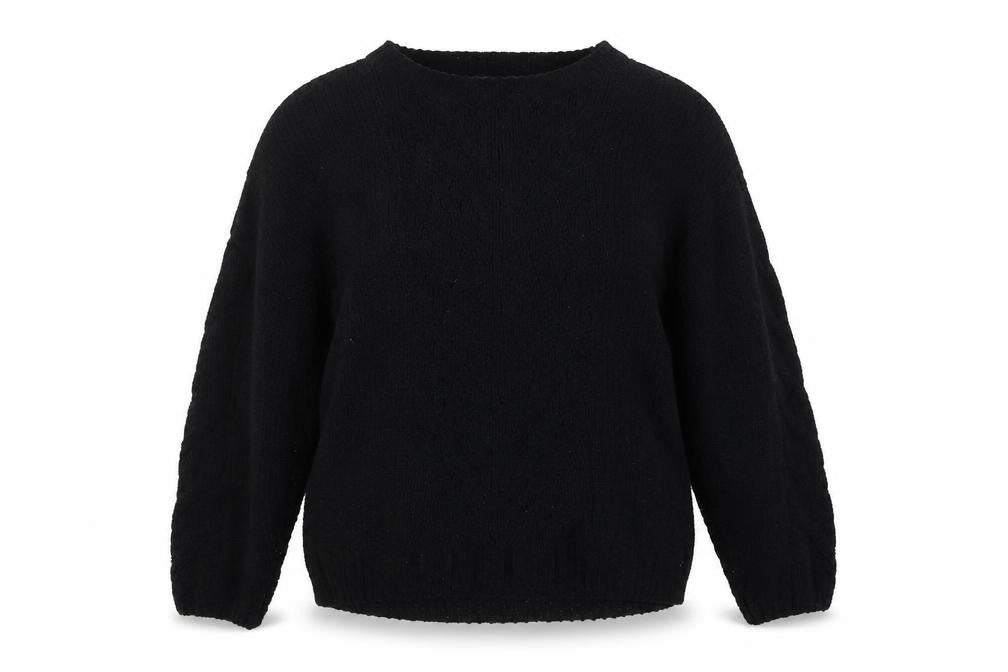 Front view of Primark women’s black jumper, size L
