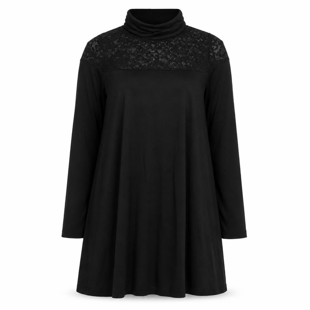 ASOS Womens Black   A-Line  Size 8  - Lace Detail