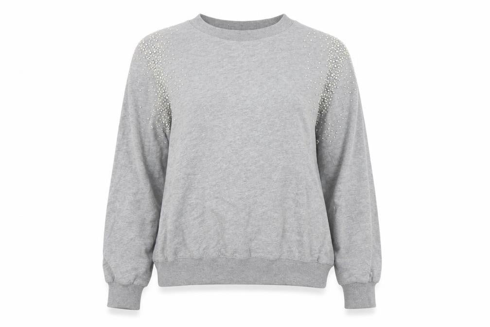 A&G Womens Grey   Pullover Sweatshirt Size 16