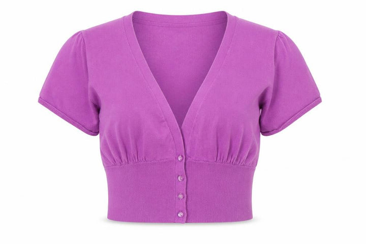 Monsoon Womens Purple Cardigan Jumper Size 14