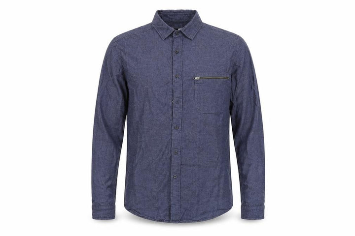 Topman Mens Blue Check Button-Up Size M