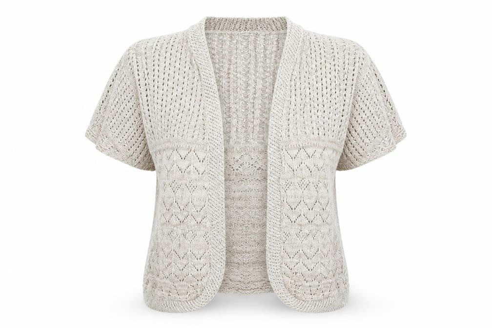 Choice Collection Womens Beige   Cardigan Jumper Size 2XL