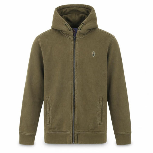 Front view of Luke boys’ green jacket, size 12, years