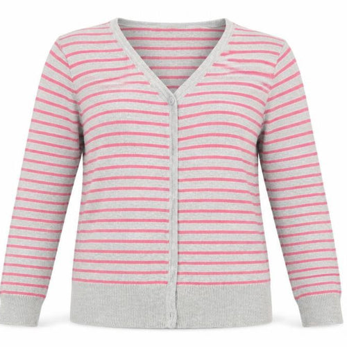 atmosph Womens Multicoloured Striped  Cardigan Jumper Size 8